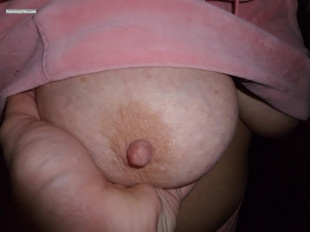 Tit Flash: Wife's Big Tits - BritsGal from United States